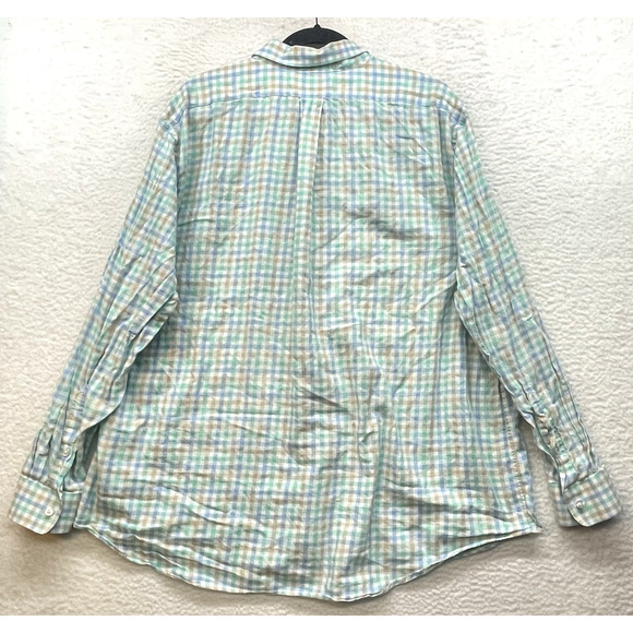 Vineyard Vines Shirt Mens XXL Check Slim Fit Tucker Button Down Preppy Golf - Picture 2 of 11